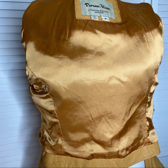 Western leather fringe jacket, Pioneer Wear size medium - Picture 13 of 13